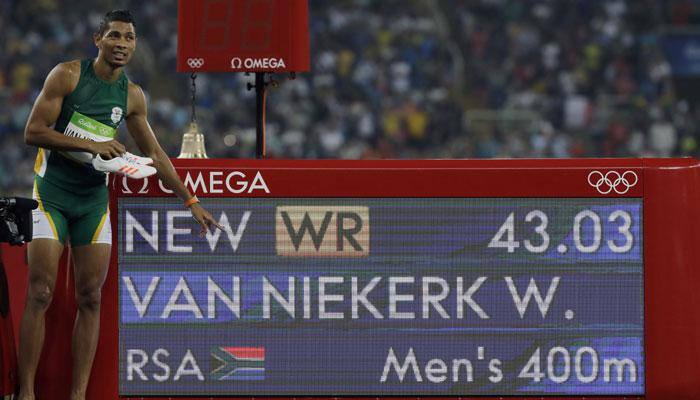 Rio Olympics: Wayde Van Niekerk 'massacres'  Michael Johnson's record to win 400m