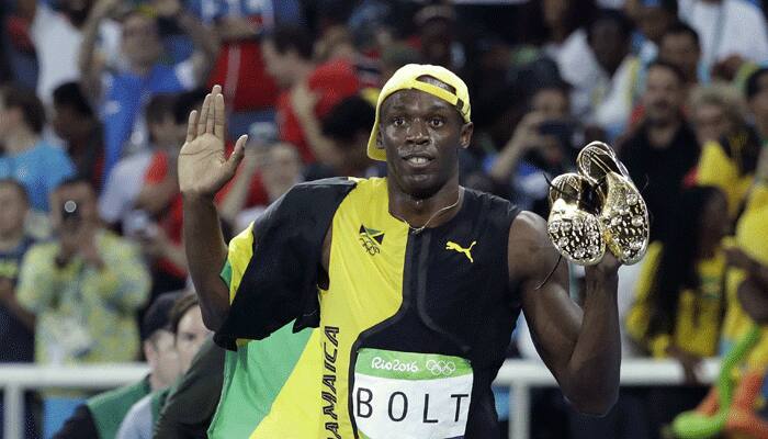 WATCH: PRICELESS! Usain Bolt&#039;s reaction to Wayde van Niekerk&#039;s WR 43.03 in 400m final