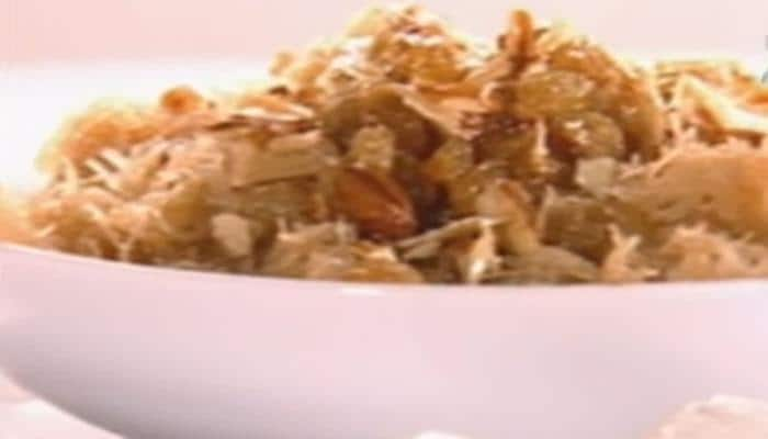 Navroz special: WATCH how to make &#039;Parsi Sev&#039; recipe by chef Sanjeev Kapoor!