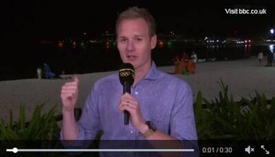VIDEO: SERIOUSLY! Couple caught having sex as BBC journalist reports on Olympics from beach