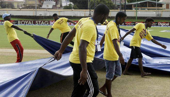 WI vs IND: Rain and wet outfield wash out play on second day of 4th Test