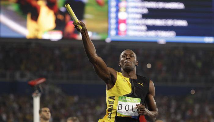 ON FIRE! Usain Bolt completes gold treble in his 3rd consecutive Olympic Games – WATCH VIDEO