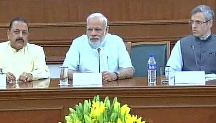 Kashmir unrest: J&amp;K delegation meets PM Modi; seeks immediate ban on pellet gun