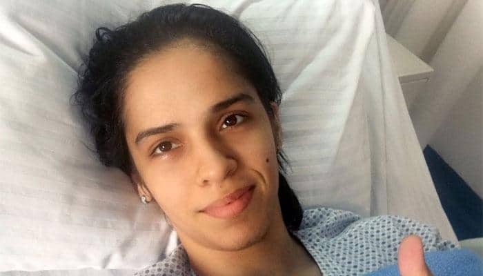 PHOTO (Inside): Not for the faint-hearted! Saina Nehwal shares image of her knee&#039;s broken bone