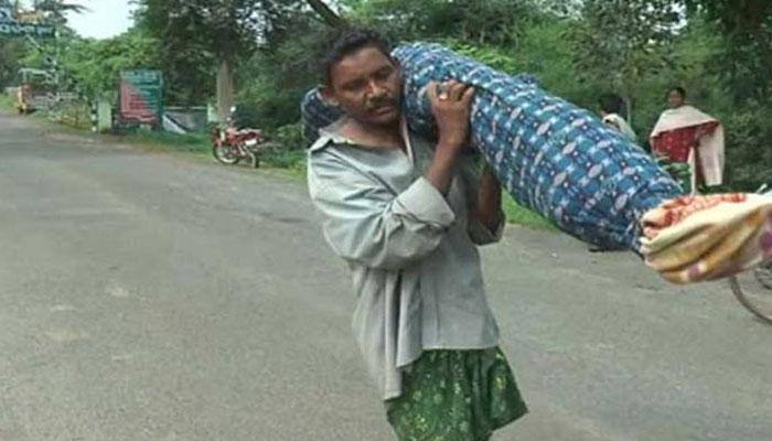 Denied help by hospital authorities, Odisha man walks 10-km carrying wife&#039;s dead body; WATCH