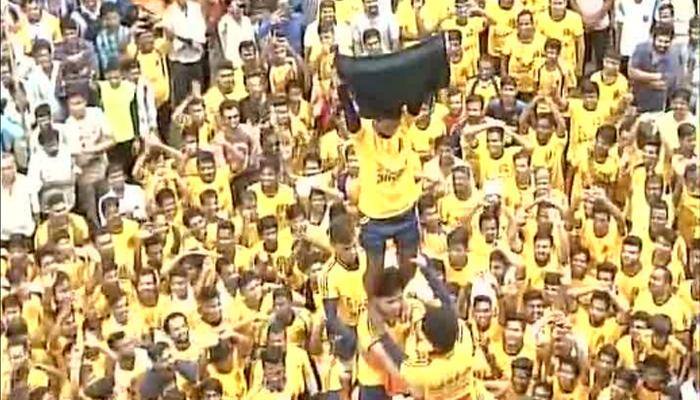 Dahi Handi events in Dadar, Thane flout Supreme Court rule; human pyramids go beyond 20 feet