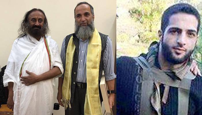 Terrorist Burhan Wani's father stayed at Sri Sri Ravi Shankar's Art of Living ashram for 2 days? Here is why