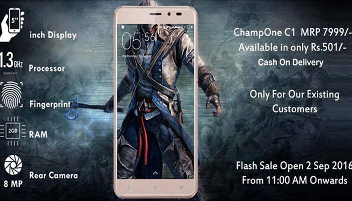 ChampOne C1 at Rs 501: Know how to register; flash sale starts on Friday