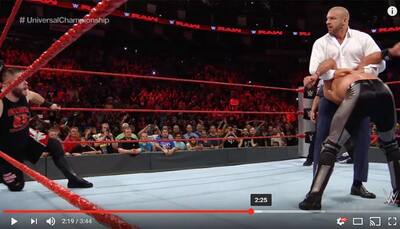 WATCH: Triple H helps Kevin Owens win WWE Universal Championship Fatal 4-Way Elimination Match