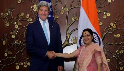 John Kerry meets Sushma Swaraj, says Obama calls Indo-US ties 'defining partnership of 21st century'