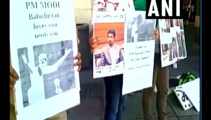 Baloch activists hold protest against Pakistan in Germany, say "PM Modi Balochistan loves you"
