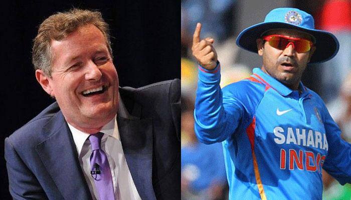 Virender Sehwag vs Piers Morgan: Waiting for Viru's reply, UK journalist PROVOKES him with THIS tweet 
