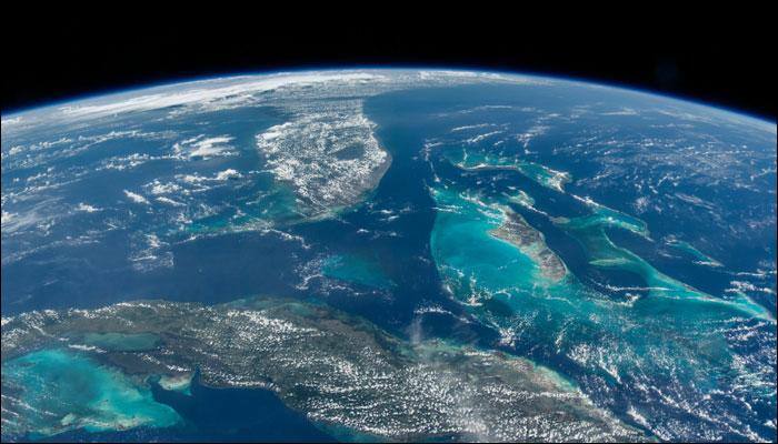 See pic: ISS astronaut Jeff Williams shares a &#039;very nice&#039; view of Cuba, Keys and Bahamas!