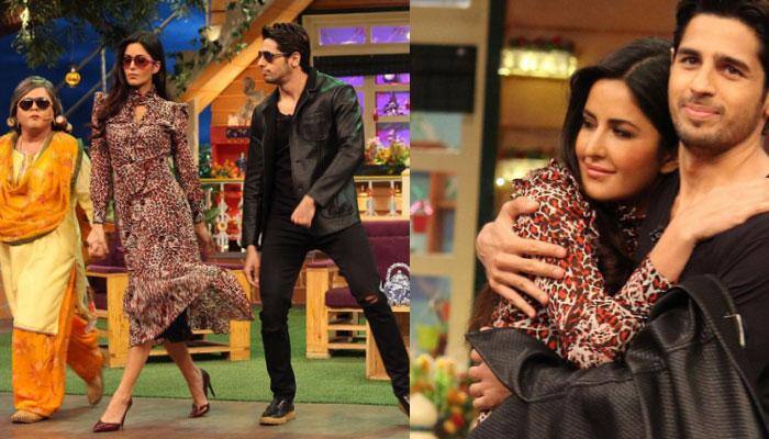 Katrina Kaif, Sidharth Malhotra ko &#039;Baar Baar Dekho&#039; on &#039;The Kapil Sharma Show&#039;! PICS inside