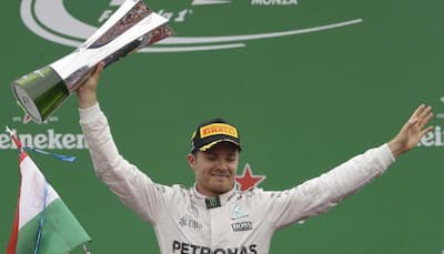 Italian Grand Prix: Nico Rosberg wins at Monza as Lewis Hamilton suffers at start
