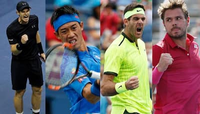 US Open, men's quarter-finals: Andy Murray to take on Kei Nishikori, Juan Martin del Potro up against Stanislas Wawrinka