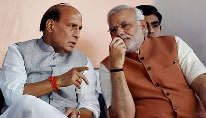 Kashmir unrest: Rajnath Singh briefs PM Narendra Modi on all-party delegation visit to J&amp;K