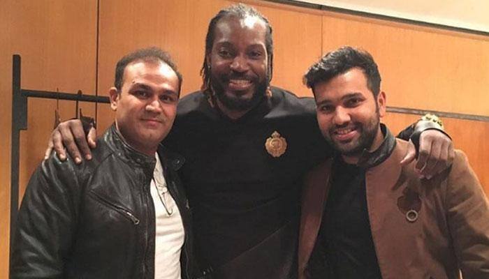 Chris Gayle 'challenges' Rohit Sharma to achieve THIS particular landmark in cricket