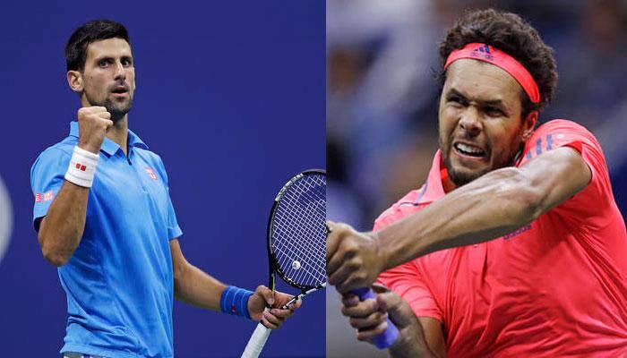 US Open 2016: Novak Djokovic to take on Gael Monfils in semis after Jo-Wilfried Tsonga retires in quarter-final
