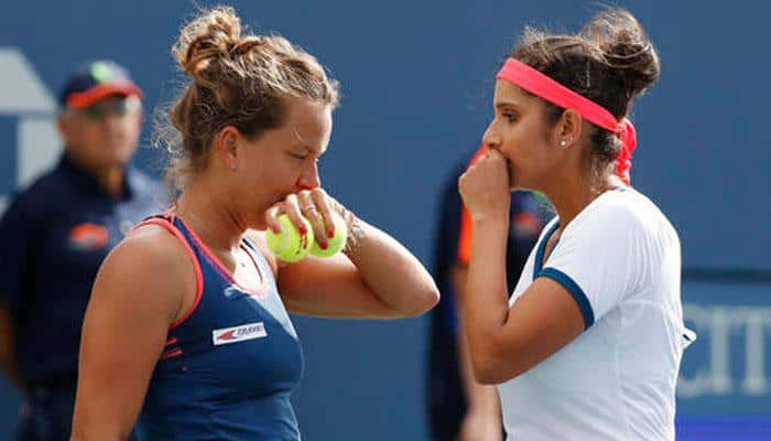 US Open: Sania Mirza-Barbora Strycova knocked out of women&#039;s doubles in quarter-finals