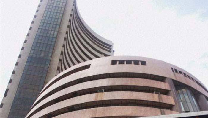 Sensex plummets 248 points ahead of macro data; up for week