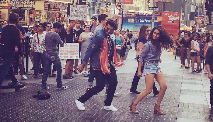 &#039;Half Girlfriend&#039; diaries: Arjun Kapoor-Shraddha Kapoor go desi in Times Square, New York