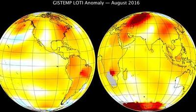 August 2016 warmest August in 136 years of modern records, says NASA