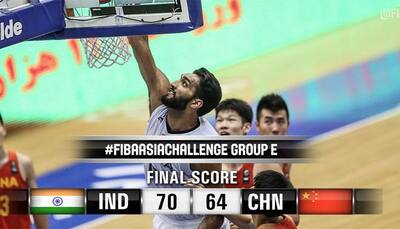 Indian basketball team stuns China in FIBA Asia Challenge