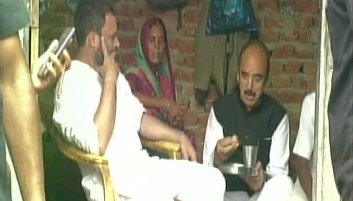 UP Dalit family borrowed food to feed Rahul Gandhi 