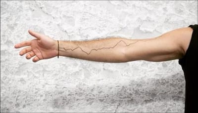 Pledge for change: NYC artist collaborates with NASA; gets Earth's surface temperature tattooed!