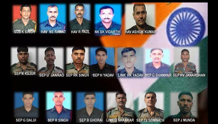 Uri attack: RESPECT! These 18 bravehearts sacrificed their lives to protect India