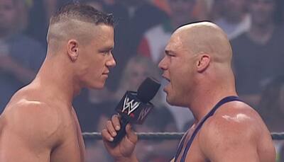 WATCH: When John Cena took on Kurt Angle on WWE debut and almost beat him