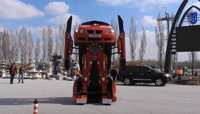 That's cool! Turkish engineers make real-life driveable BMW Transformer – WATCH