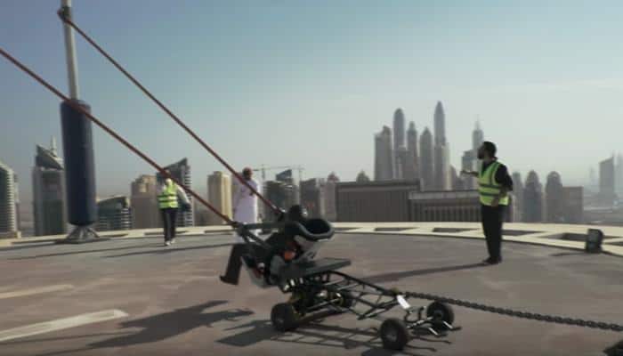 Unbelievable! Video of human slingshot from Dubai skyscraper goes viral - MUST Watch