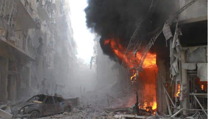 Syria`s Aleppo set ablaze ahead of fresh diplomatic efforts
