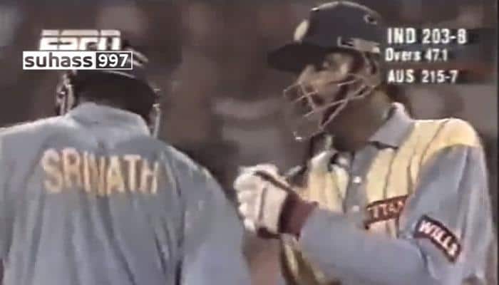 WATCH: EPIC! When Anil Kumble, Javagal Srinath&#039;s batting heroics stunned Australia