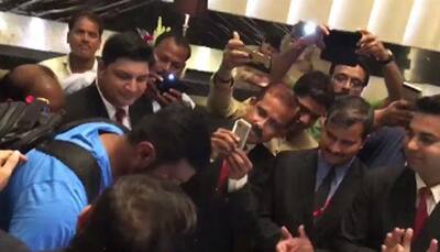 WATCH: How Team India was welcomed by hotel staff after win over New Zealand