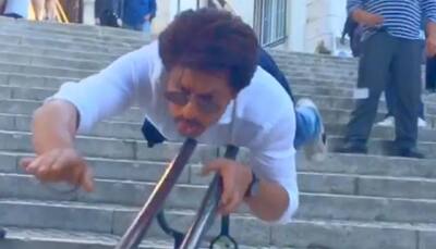 Watch: THIS video will make you believe that Shah Rukh Khan can fly! Well, almost