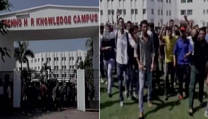 ABVP protests after Kashmiri students raise anti-national slogans, speak ill of Uri martyrs