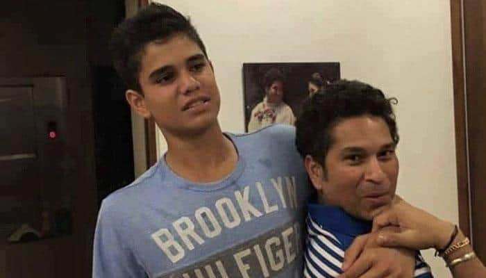 VIRAL PIC! Sachin Tendulkar&#039;s son Arjun&#039;s resemblance with Justin Beiber gets internet buzzing