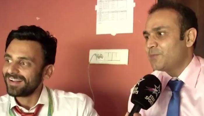 Die Laughing! WATCH Virender Sehwag in an unseen behind-the-commentary box footage