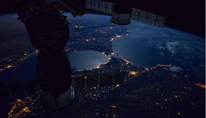 Check out: Europe and Africa looks spectacular from space station!