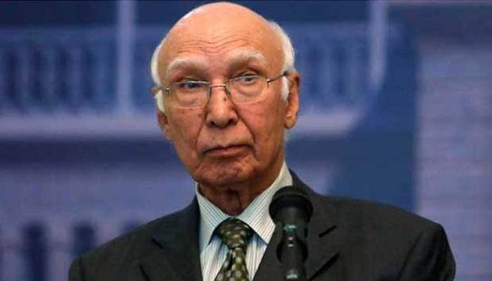 Pakistan, India NSAs agree to reduce tension along LoC: Sartaj Aziz