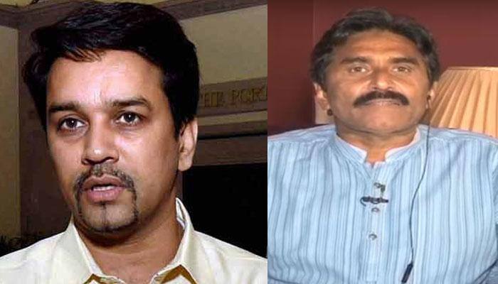 Anurag Thakur gives befitting response to Javed Miandad&#039;s rant against India – READ!