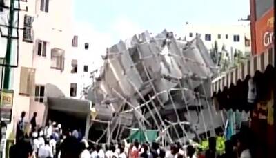 Under-construction building in Bengaluru collapses, 4 feared trapped
