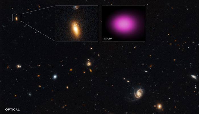 NASA&#039;s X-ray telescopes stumble over evidence of wandering black hole! - See pic