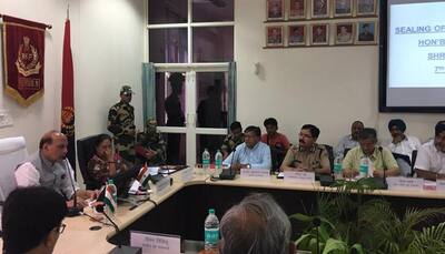 Rajnath Singh chairs meeting with CMs, reviews security along Indo-Pak border