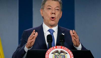 Nobel Peace Prize 2016 awarded to Colombia's President Juan Manuel Santos for peace efforts with FARC