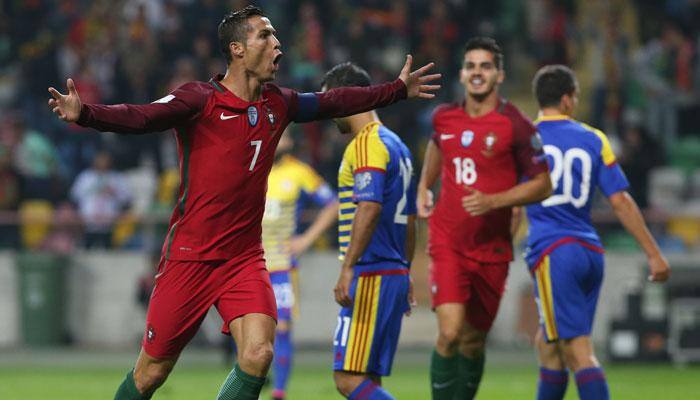 World Cup Qualifiers: Cristiano Ronaldo scores four as Portugal romp 9-man Andorra 6-0