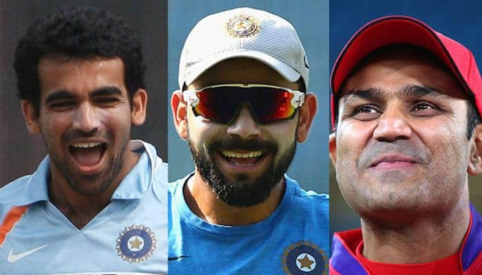 Virat Kohli wins fans&#039; hearts with great gesture towards Virender Sehwag and Zaheer Khan – VIDEO